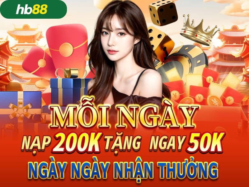 Khuyến mãi nạp 200k tặng ngay 50k